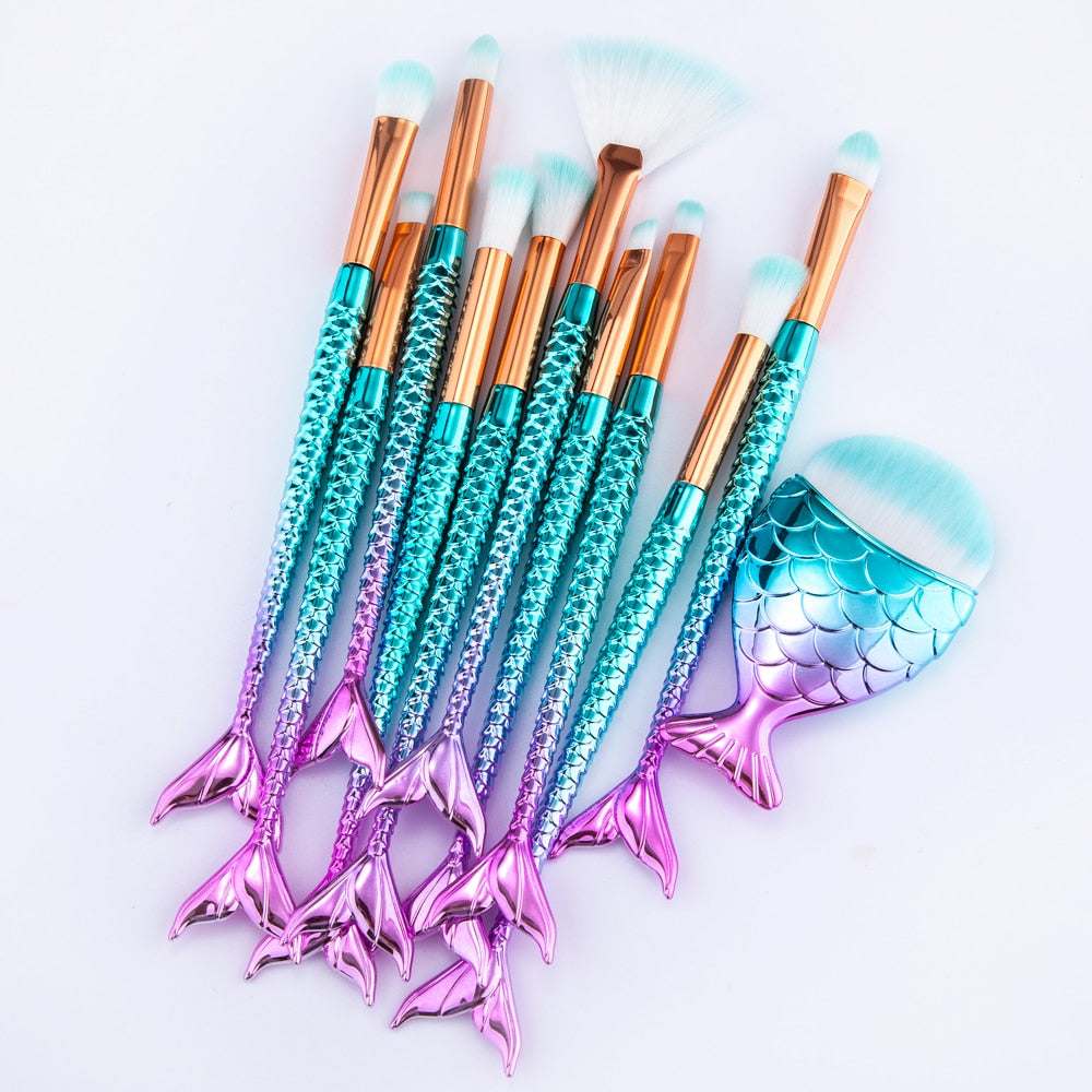 Mermaid Makeup Brushes