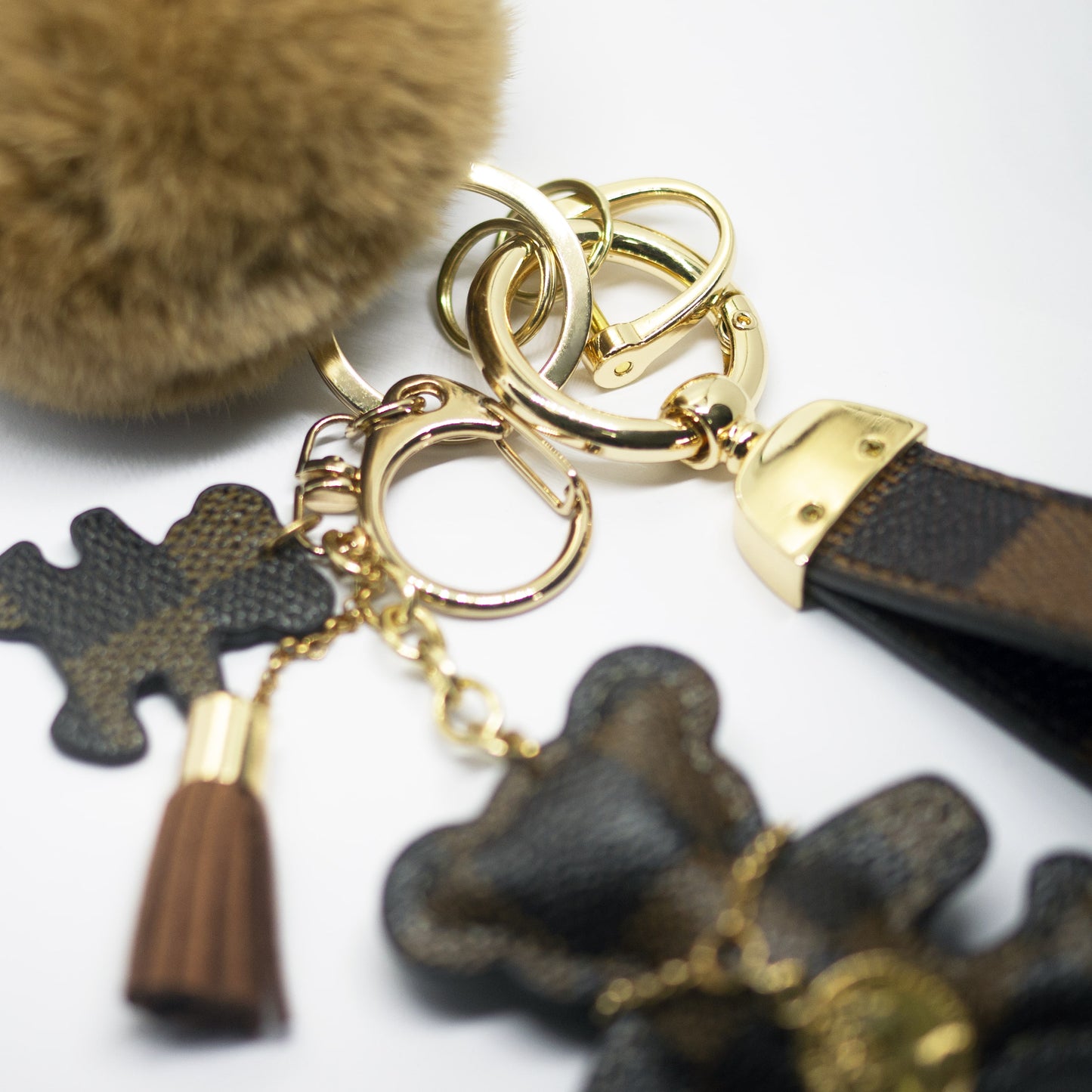 Chic Teddy Keychain