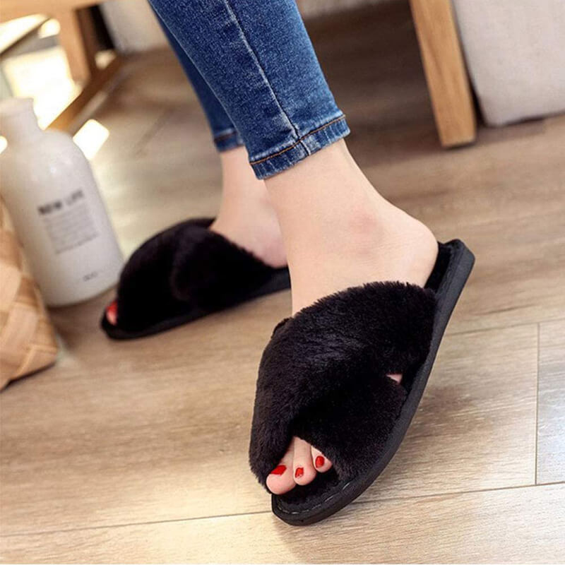 Winter Fur Slippers