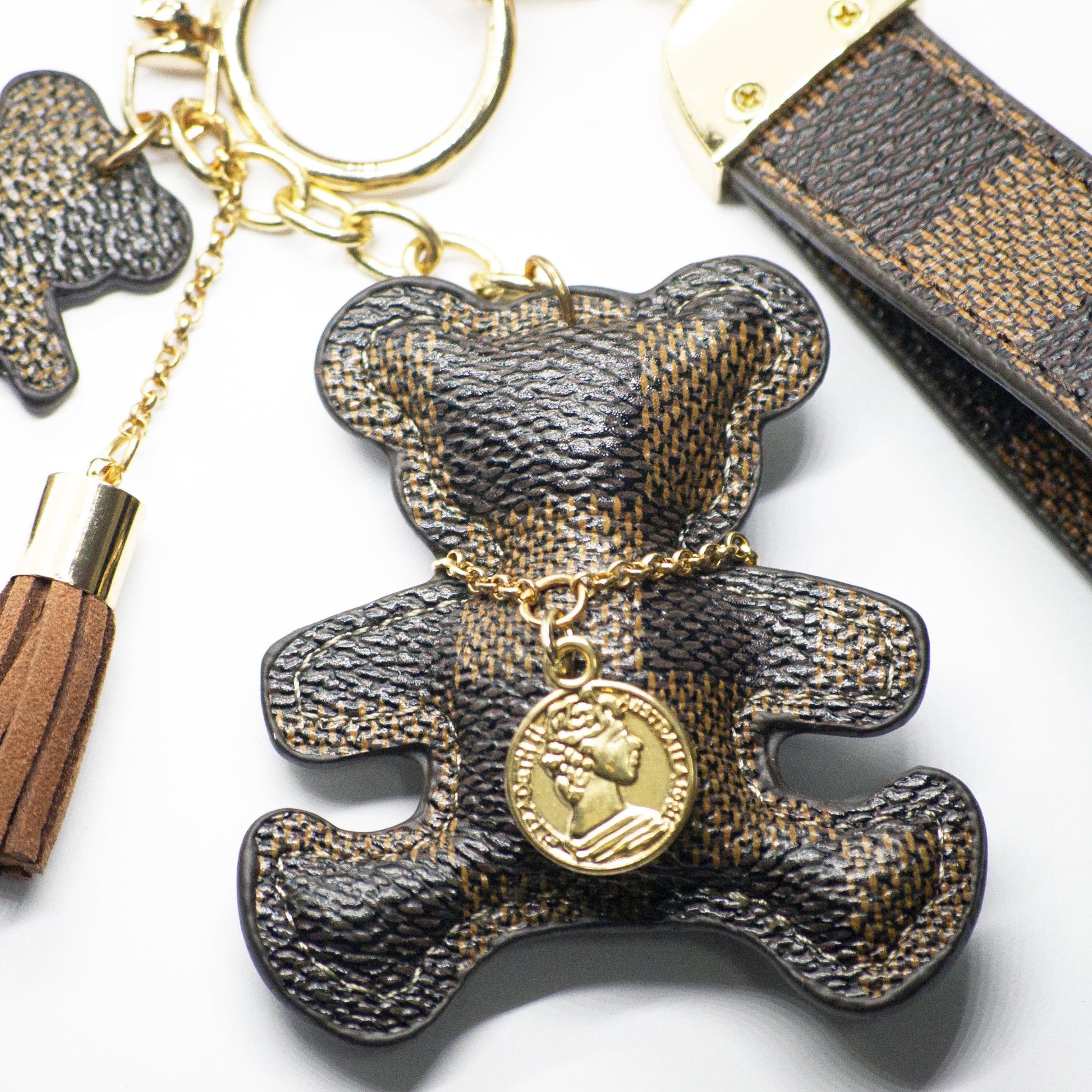 Louis Vuitton Teddy Bear Key Chain 