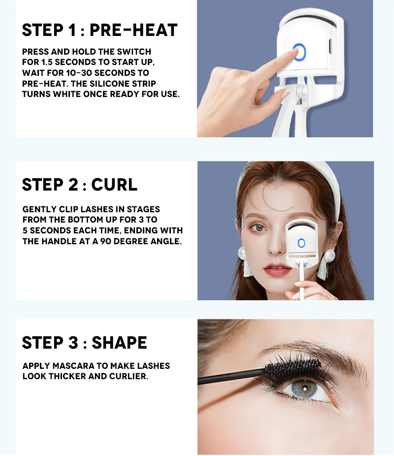 Electric Eyelash Curler [USB Rechargeable]