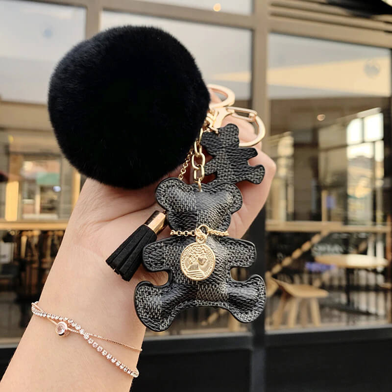 Chic Teddy Keychain